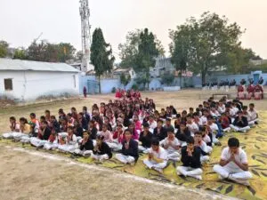 सरस्वती विधालय मे हर्षोल्लास से मनाया गया 26 जनवरी गणतंत्र दिवस कार्यक्रम