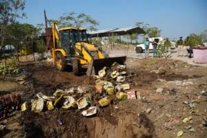 आबकारी विभाग नीमच द्वारा लाखों की जप्तशुदा शराब का नष्टीकरण किया गया*