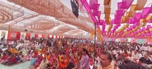 विराट हिंदू सम्मेलन का आयोजन10000 हजार सनातन परिवारों ने एक ही पंडाल के नीचे किया सामाजिक समरसता भोज