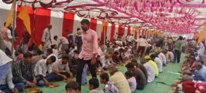 विराट हिंदू सम्मेलन का आयोजन10000 हजार सनातन परिवारों ने एक ही पंडाल के नीचे किया सामाजिक समरसता भोज