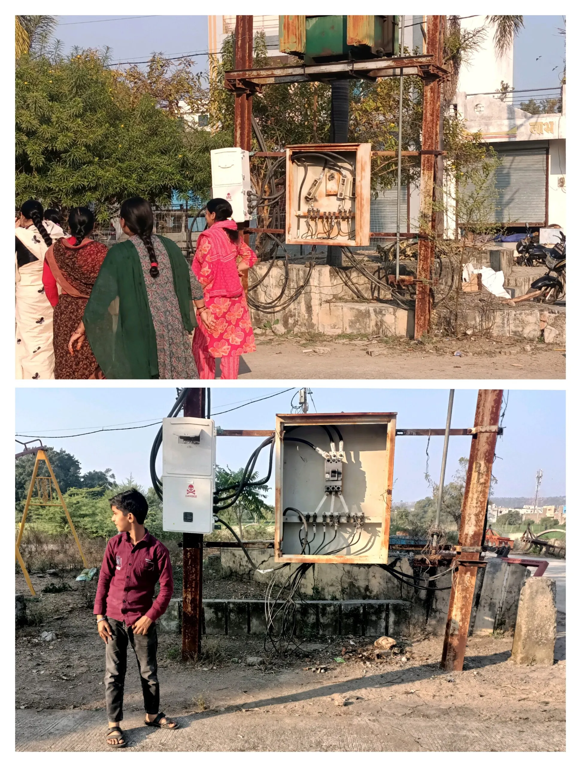 ब्रजधाम कोलोनी में खुले बिजली ट्रांसफार्मर से लोगों की जान को खतरा