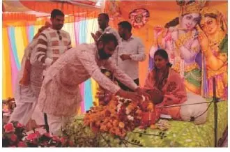 खेरखेड़ी में श्रीमद् भागवत कथा ज्ञान गंगा महायज्ञ का भव्य समापन