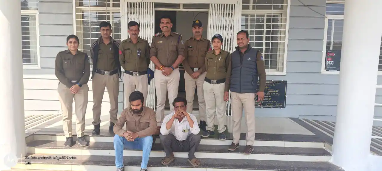 पुलिस थाना बघाना जिला नीमच को 2 स्थाई वारंटी को गिरफ्तार करने में मिली बडी सफलता”
