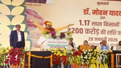 मुख्यमंत्री डॉ. मोहन यादव ने मल्हारगढ़ में अन्नदाता सम्मान समारोह में 200 करोड़ की भावांतर राशि की, 69.50 करोड़ के विकास कार्यों की सौगात