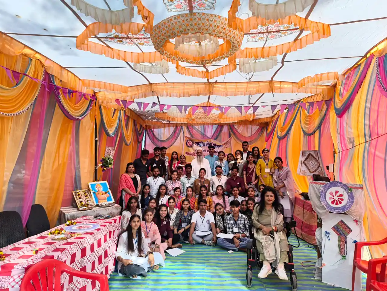 सेवा, संस्कार और संकल्प के साथ ग्राम मजीरिया में एनएसएस सात दिवसीय विशेष शिविर का समापन