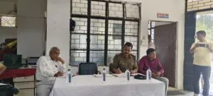 आगामी त्यौहारों को लेकर थाना रामपुरा पर शांति समिति की मीटिंग संपन्न