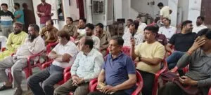 आगामी त्यौहारों को लेकर थाना रामपुरा पर शांति समिति की मीटिंग संपन्न