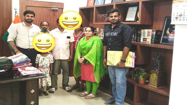 नीमच की 6 वर्षीय गौरी को मिला नया परिवार